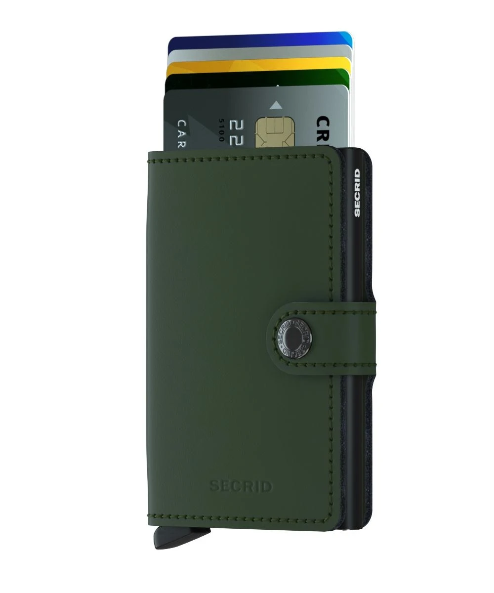 SECRID MINIWALLET MATTE GROEN 4 SECRID MINIWALLET MATTE GROEN - Afbeelding 2